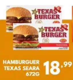 Rede Plus Supermercados Hamburguer texas seara oferta
