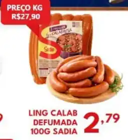 Rede Plus Supermercados ling calab defumada oferta