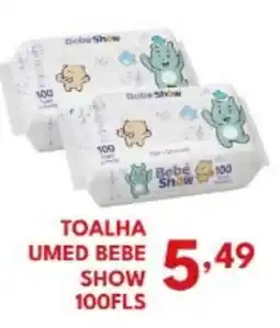 Rede Plus Supermercados toalha umed bebe show oferta