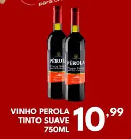 Rede Plus Supermercados vinho perola tinto suave oferta