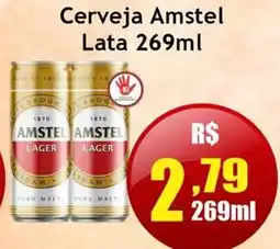 Supermercado Kibe Cerveja Amstel Lata 269ml oferta