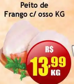 Supermercado Kibe Peito de Frango c/ osso oferta