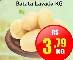 Supermercado Kibe Batata lavada kg oferta