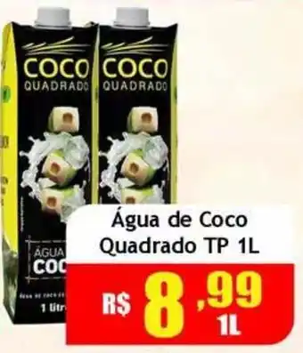 Supermercado Kibe Água de Coco Quadrado TP oferta