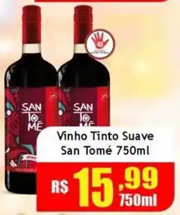 Supermercado Kibe Vinho tinto suave san tomé oferta