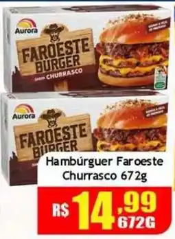 Supermercado Kibe Hambúrguer Faroeste Churrasco oferta