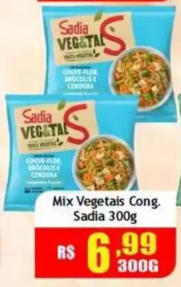 Supermercado Kibe Mix vegetais cong. sadia oferta