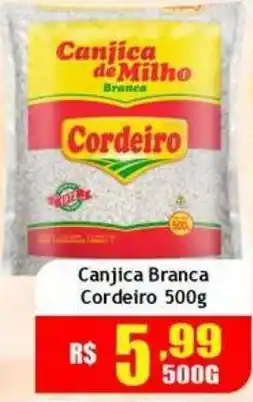 Supermercado Kibe Canjica branca cordeiro oferta