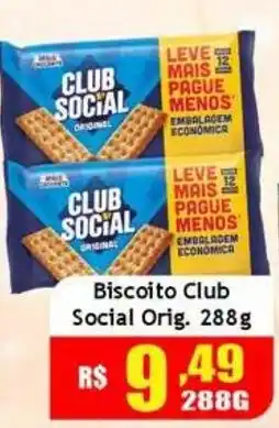 Supermercado Kibe Biscoito club social orig oferta