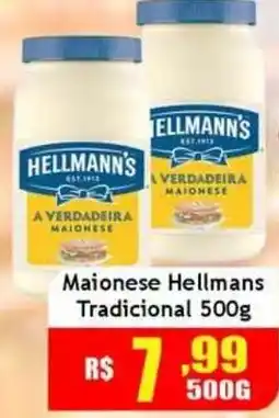 Supermercado Kibe Maionese hellmans tradicional oferta