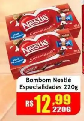 Supermercado Kibe Bombom nestlé especialidades oferta