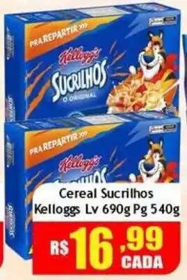 Supermercado Kibe Cereal Sucrilhos Kelloggs oferta