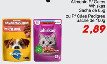 Villefort Atacadista Alimento p/ gatos whiskas oferta