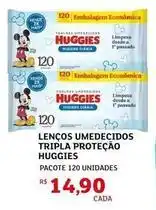 Assaí Atacadista Huggies - lencos umedecidos tripla proteção oferta