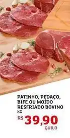 Assaí Atacadista Bovino - patinho, pedaço, bife ou moido resfriado bovino oferta