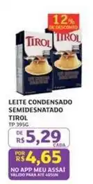 Assaí Atacadista Tirol - leite condensado semidesnatado oferta