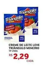 Assaí Atacadista Mineiro - creme de leite leve triângulo oferta