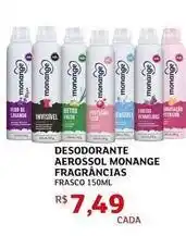 Assaí Atacadista Monange - desodorante aerossol fragrancias oferta