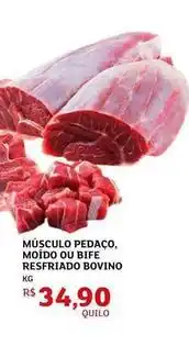Assaí Atacadista Bovino - músculo pedaco, moídó ou bife resfriado bovino oferta