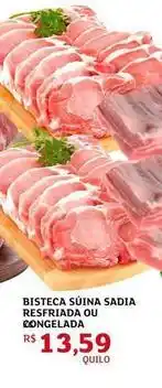 Assaí Atacadista Sadia - bisteca suina resfriada ou congelada oferta