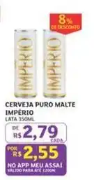 Assaí Atacadista Imperio - cerveja puro malte oferta