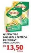 Assaí Atacadista President - queijo tipo muçarela fatiado oferta
