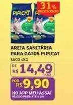 Assaí Atacadista Pipicat - areia sanitaria para gatos oferta