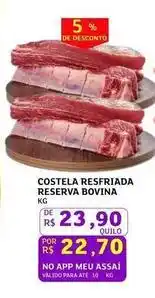Assaí Atacadista Bovina - costela resfriada reserva bovina oferta