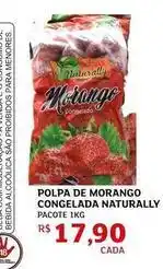 Assaí Atacadista Natural - polpa de morango congelada oferta