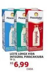 Assaí Atacadista Piracanjuba - leite longa integral oferta
