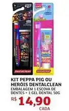 Assaí Atacadista Dentalclean - kit pig ou herois oferta
