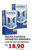 Assaí Atacadista Johnson's - cotonetes oferta