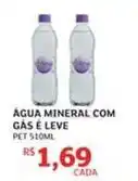 Assaí Atacadista Leve - água mineral com gas é oferta