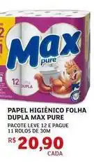 Assaí Atacadista Max - papel higiênico folha dupla pure oferta