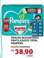 Assaí Atacadista Pampers - fralda descartável pants ajuste total oferta