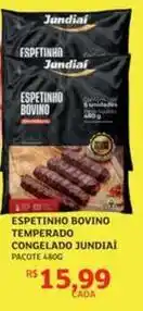 Assaí Atacadista Jundiá - espetinho bovino temperado congelado oferta