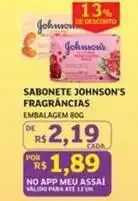Assaí Atacadista Johnson's - sabonete fragrâncias oferta