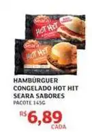 Assaí Atacadista Sabor da serra - hambúrguer congelado hot hit oferta