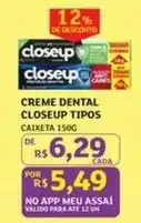 Assaí Atacadista Close up - creme dental tipos oferta
