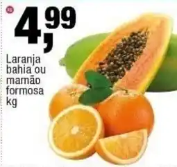 Frangolândia Laranja bahia ou mamão formosa oferta