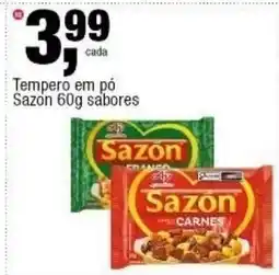 Frangolândia Tempero em pó Sazon 60g sabores oferta