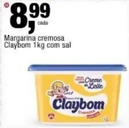 Frangolândia Margarina cremosa claybom 1kg com sal oferta