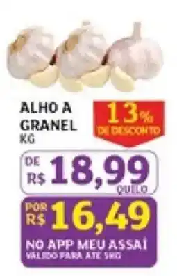 Assaí Atacadista alho a granel oferta