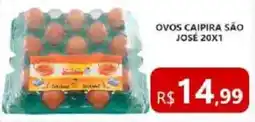 Supermercados Mateus ovos caipira são josé oferta