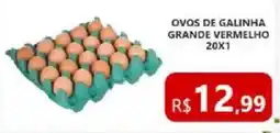 Supermercados Mateus ovos de galinha grande vermelho oferta