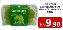 Supermercados Mateus Uva verde cappellaro sem semente cumbuca oferta