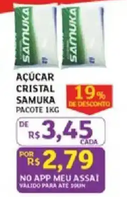 Assaí Atacadista Açúcar cristal samuka oferta