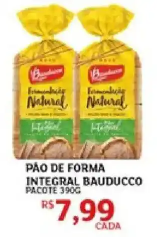 Pão de forma integral baudducco