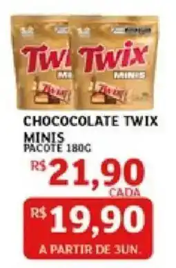 Assaí Atacadista chocolate twix minis oferta