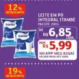 Assaí Atacadista Leite em pó integral itambé oferta